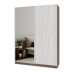 Шкаф-купе двустворчатый 1 зеркало 1700 Б672 Браун (Модерн)