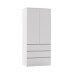 Шкаф двустворчатый 3 ящика "Канна" (Мебтаун)