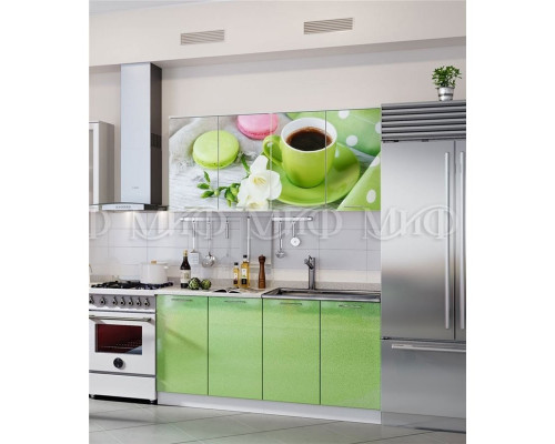 Кухня Десерт 2,0 м фотопечать МДФ (Миф)