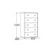Тумба высокая "Омега-18" (Фант)