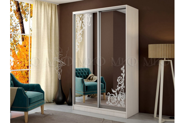 Шкаф-купе Тринити-2 1,35 м (Миф)