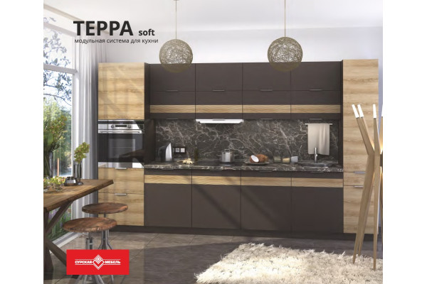 Кухонный гарнитур "Терра Soft" 3400