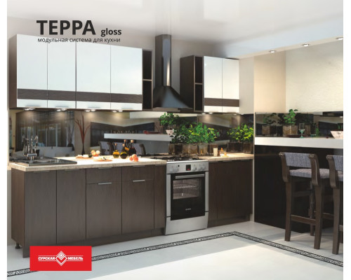 Кухонный гарнитур "Терра Gloss" 2300